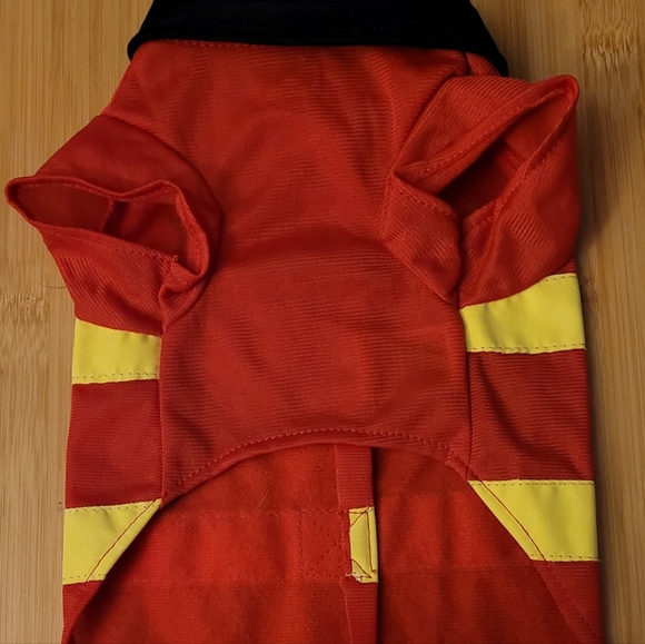 X-Small Firefighter Halloween Costume for Dog - Picture 5 of 6